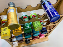 Load image into Gallery viewer, Vertical Paint Rack For 2oz Craft Paints - 36mm Diameter Bottles