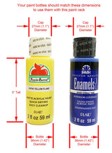 Load image into Gallery viewer, Vertical Paint Rack For 2oz Craft Paints - 36mm Diameter Bottles