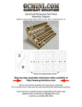 Load image into Gallery viewer, Paint Rack - 36mm Polly Scale / Tamiya 10ml and Larger Craft Paints