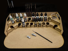 Load image into Gallery viewer, Painting Station - 26mm, For Vallejo and Army Painter Style Dropper Bottles