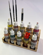 Load image into Gallery viewer, Paint Rack - 26mm, Mini For Vallejo and Army Painter Style Dropper Bottles
