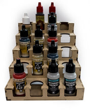 Load image into Gallery viewer, Paint Rack - 26mm &quot;Half&quot; for Vallejo and Army Painter Droppers
