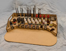 Load image into Gallery viewer, Painting Station - 26mm V2, For Vallejo and Army Painter Style Dropper Bottles
