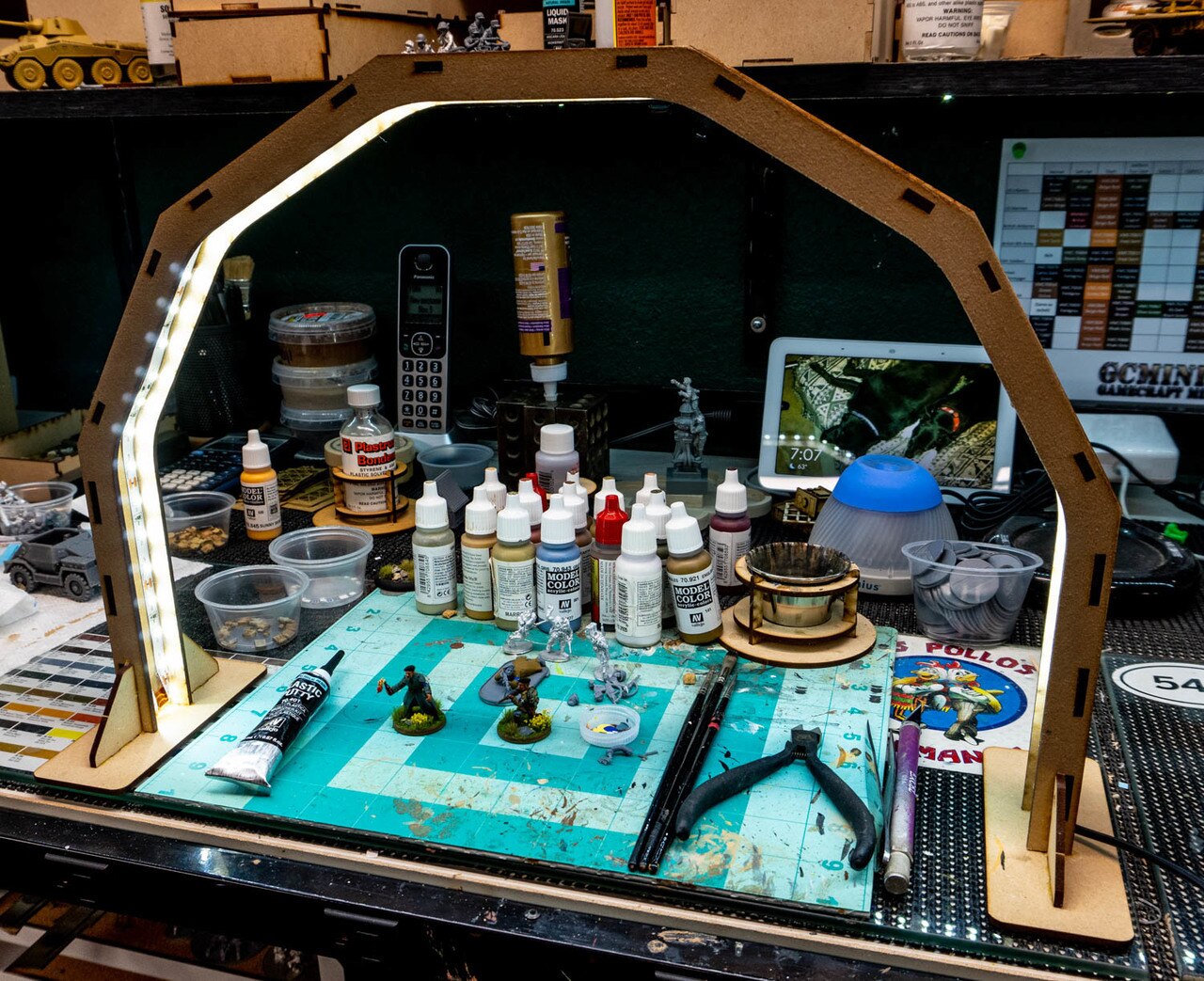 LED Workbench Light, Double Wide, Extra Tall – Harriman Junction